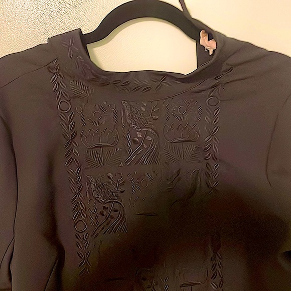 Nicole Miller Artelier shift dress with embroidery size 8 NWT mini - Picture 7 of 11